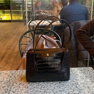 Rouge Paris J Croc bag